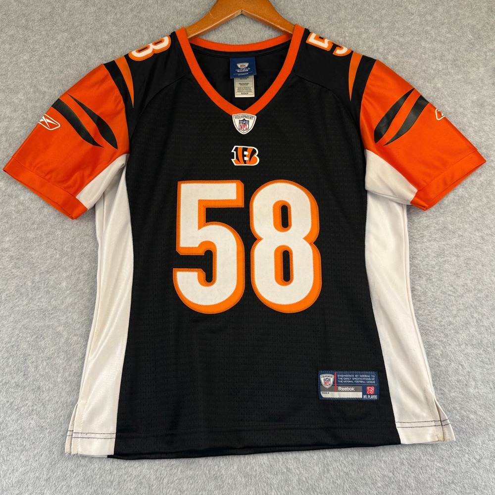 Cincinnati Bengals Reebok Onfield Jersey Womens Small Black Polyester